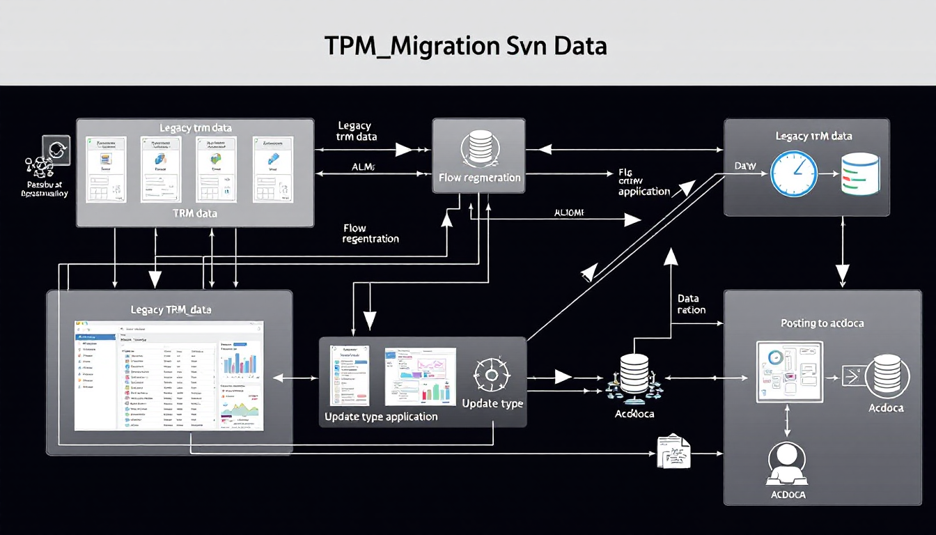 TPM_MIGRATION 프로세스의 복잡한 데이터 이관 흐름